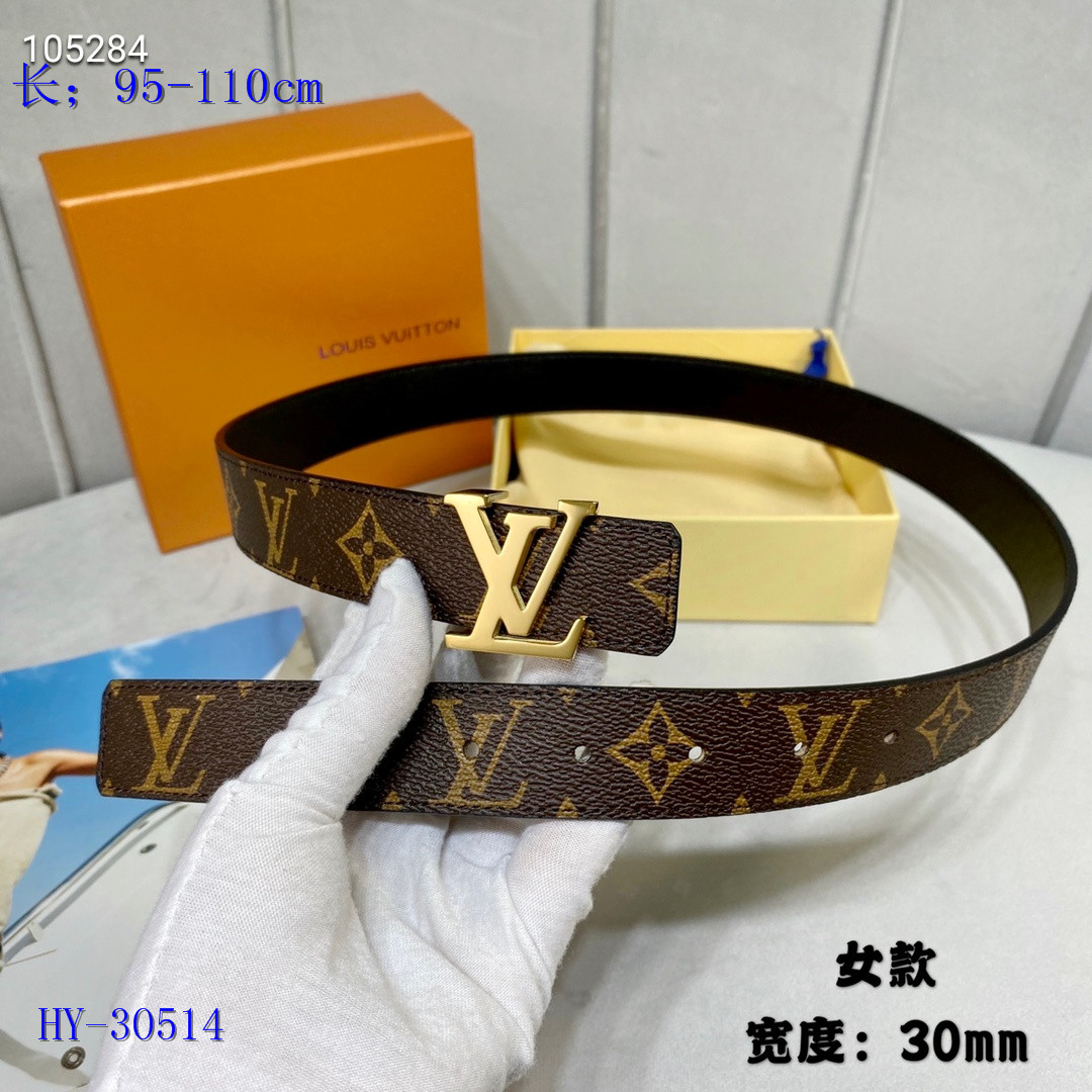 LV Belts 3.0 cm Width 223